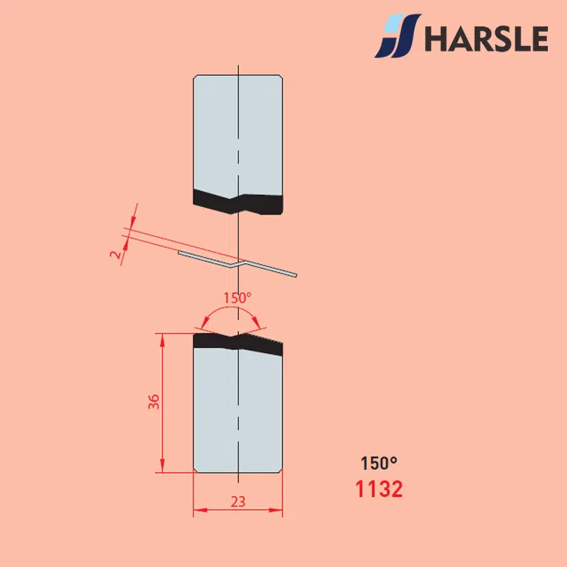 1132 2mm Z Forming Joggle Tool - 이미지 1