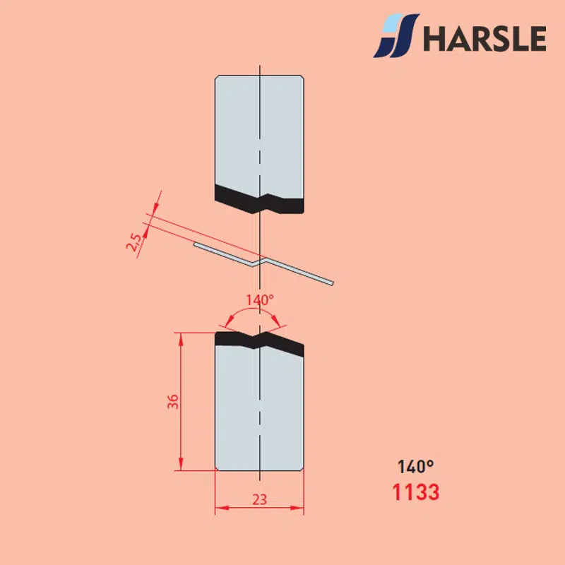 1133 1133 2.5mm Z Forming Joggle Tool - Image 1
