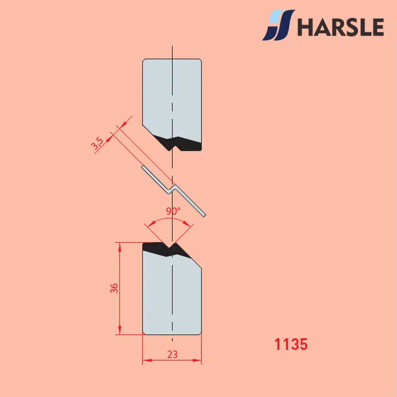 ⁦1135 3.5mm Z Forming Joggle Tool⁩ - الصورة ⁦1⁩