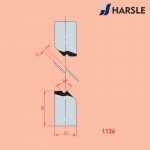 1136 4mm Z Forming Joggle Tool