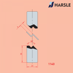 1140 6mm Z Forming Joggle Tool