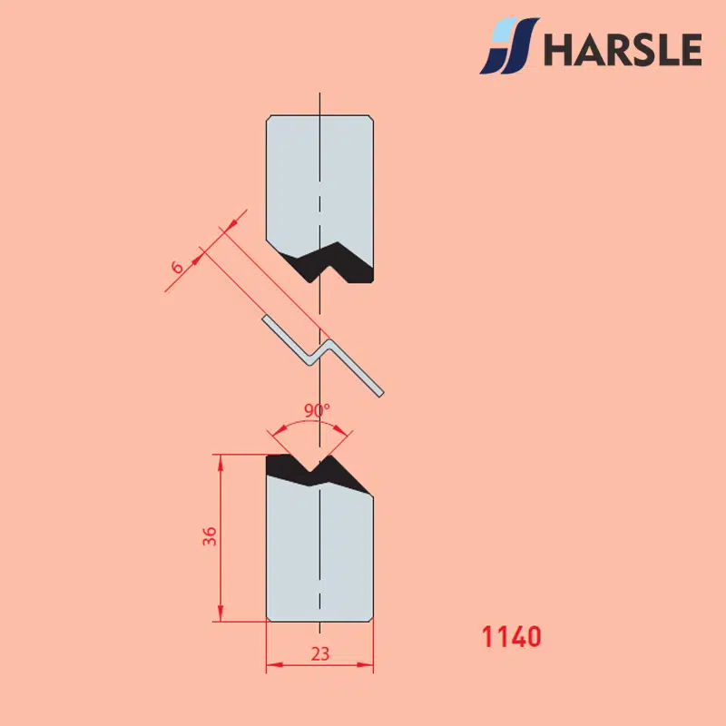 1140 1140 6mm Z Forming Joggle Tool - Image 1