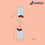 1141 6.5 مم Z تشكيل أداة Joggle