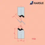 1142 7mm Z ขึ้นรูป Joggle Tool