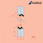 1143 7.5 مم Z تشكيل Joggle أداة