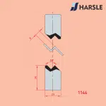 1144 8mm Z Forming Joggle Tool