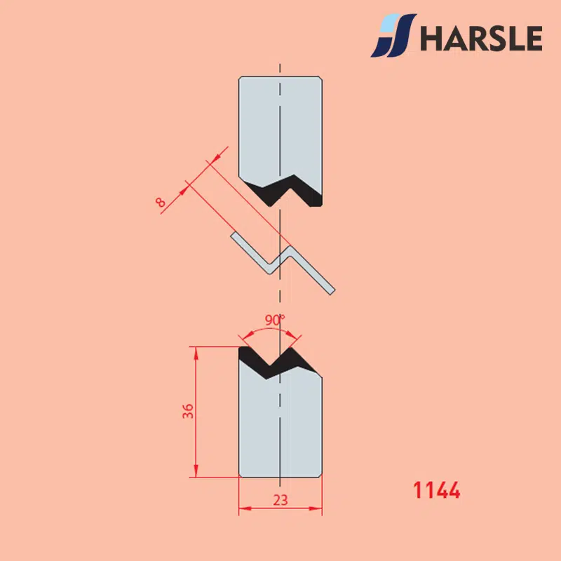 1144 1144 8mm Z Forming Joggle Tool - Image 1