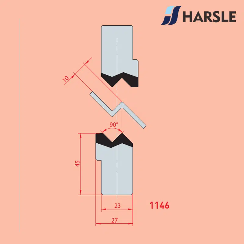 1146 1146 10mm Z Forming Joggle Tool - Image 1