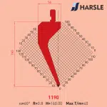 1190 AMADA-PROMECAM Punzón cuello de cisne