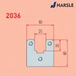 2036 إدراج وحامل البولي يوريثين