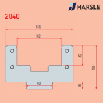 2040 Polyurethan Insert And Holder