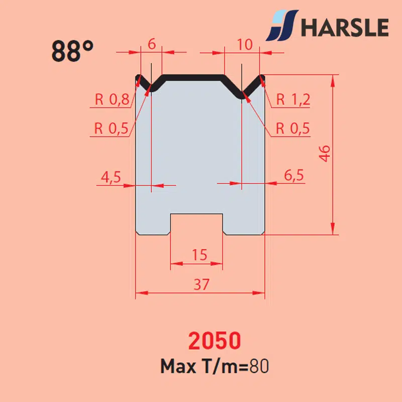⁦2050 AMADA-PROMECAM 2V Die⁩ - الصورة ⁦1⁩