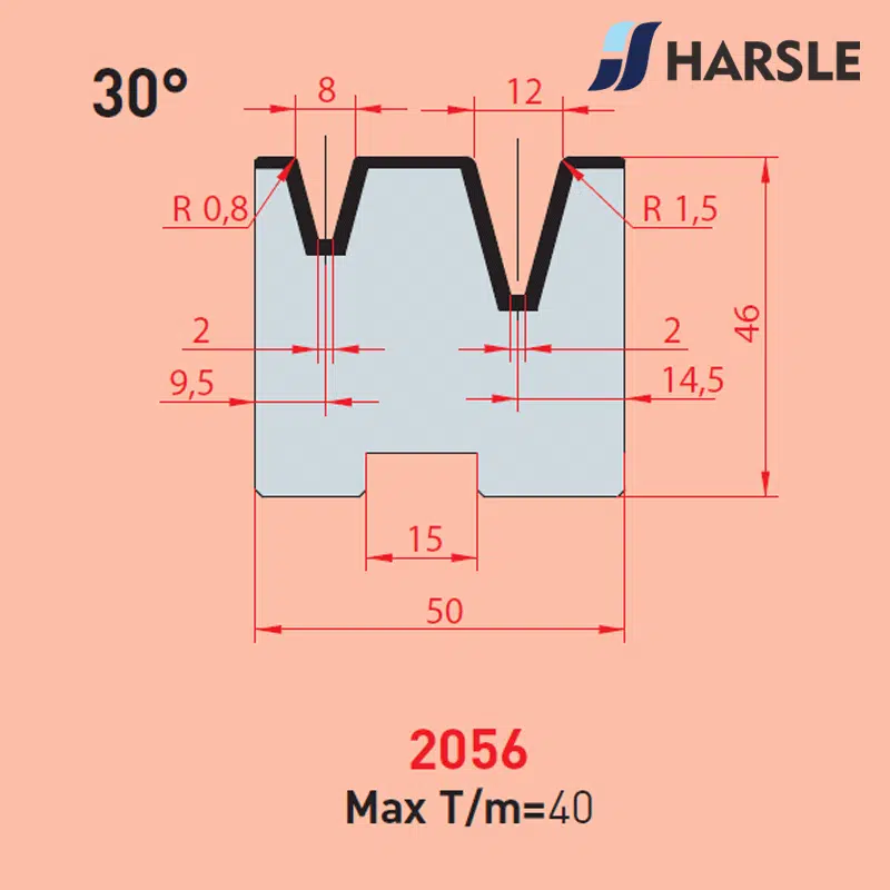 2056 AMADA-PROMECAM 2V Die - 이미지 1
