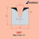 2087 AMADA-PROMECAM 1V Die