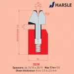 3038 AMADA-PROMECAM Hemming Die