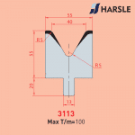 3113 BYSTRONIC-BEYELER 1V Die