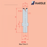 3115 BYSTRONIC-BEYELER 1V Die