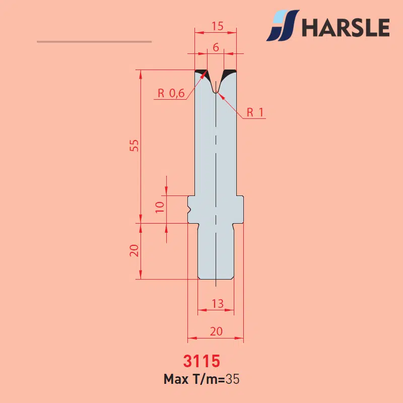 3115 BYSTRONIC-BEYELER 1V Die - 이미지 1