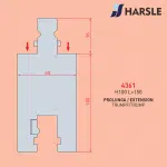 4361 WILA-TRUMPF อแดปเตอร์/ส่วนต่อขยาย