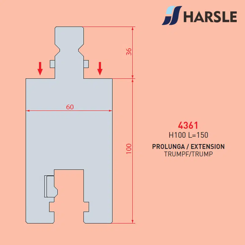 4361 WILA-TRUMPF Adaptor/Extension - 이미지 1