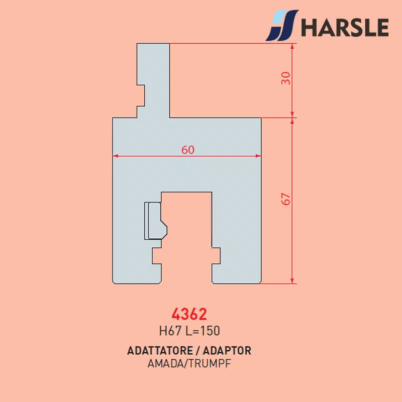 4362 AMADA-PROMECAM Adaptor/Extension - Image 1