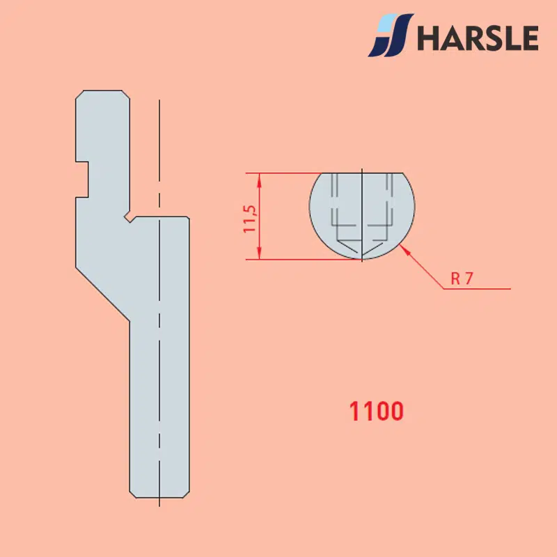 1100 AMADA-PROMECAM Radius Tool - Image 1