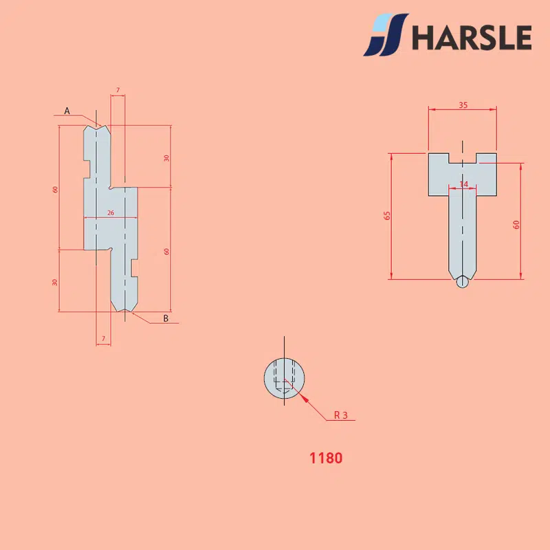 1180 AMADA-PROMECAM Radius Tool - 이미지 1