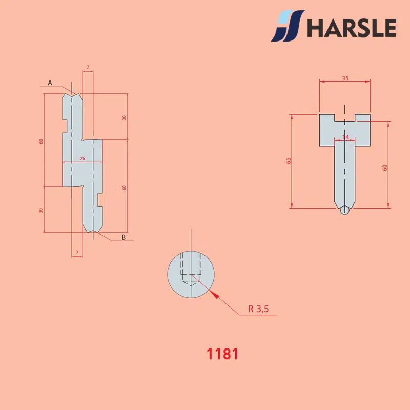 1181 AMADA-PROMECAM Radius Tool - 이미지 1