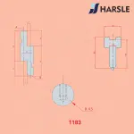 1183 AMADA-PROMECAM أداة نصف قطرها