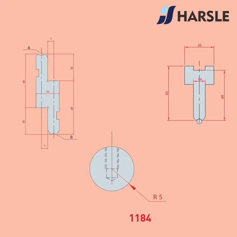 ⁦1184 AMADA-PROMECAM Radius Tool⁩ - الصورة ⁦1⁩