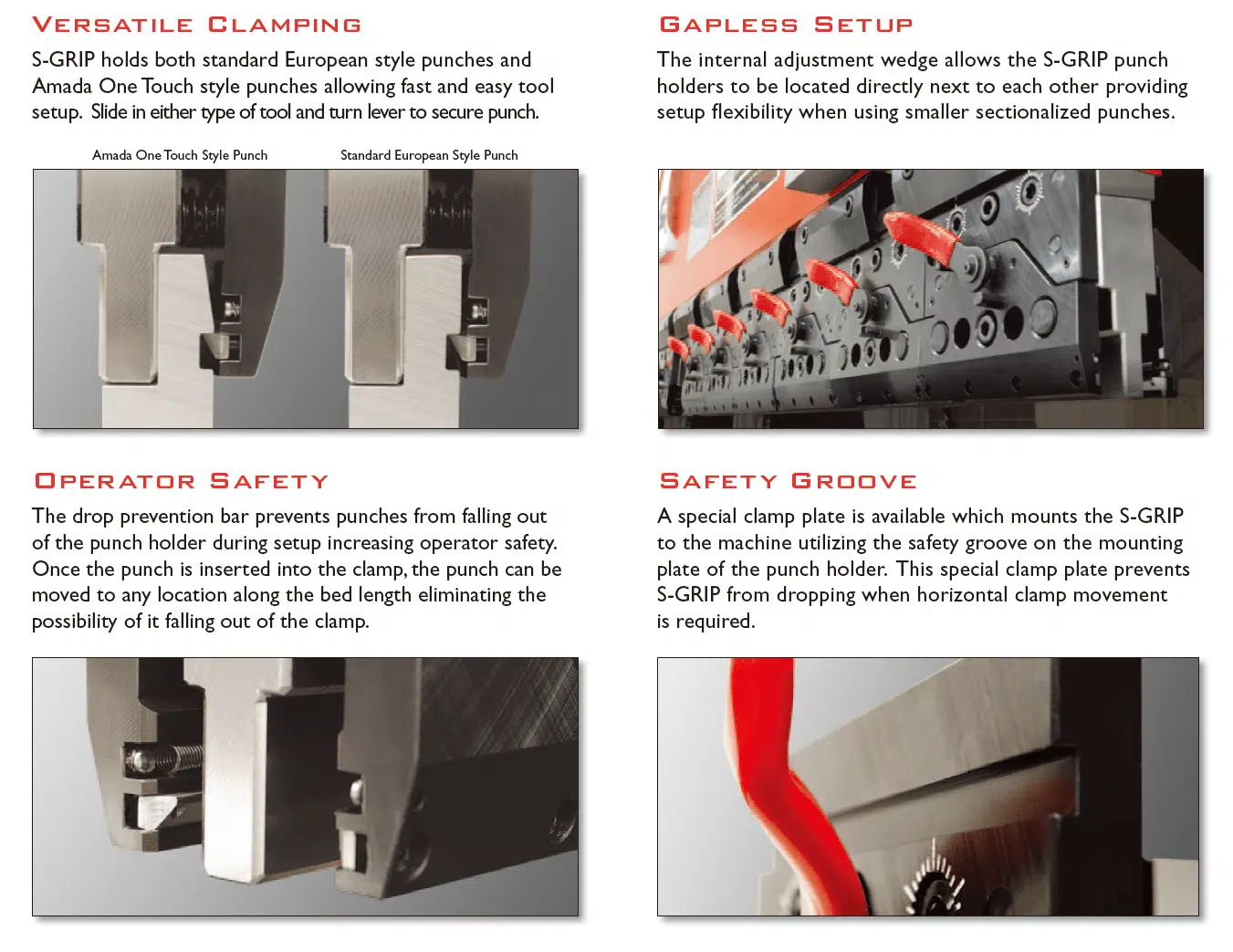 Amada Type Double-Side Fast Tool Clamp 1 amada fast tool clamp